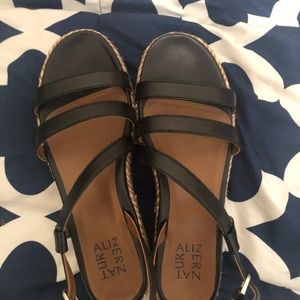 Naturalizer Black Sandals